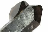 Dark Smoky Quartz Crystal - Brazil #80178-1